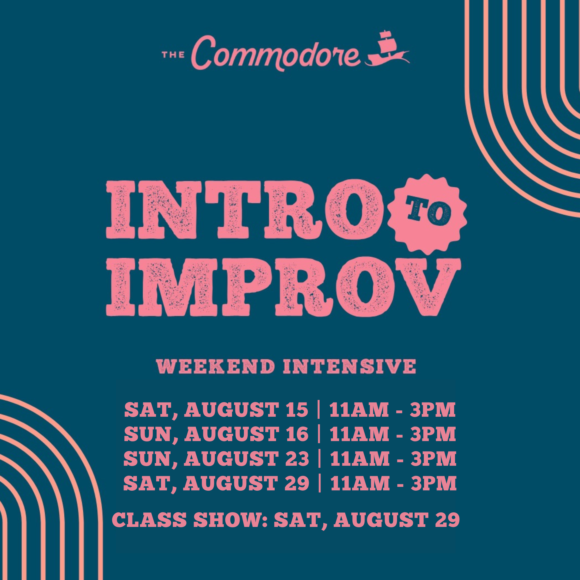 WEEKEND INTENSIVE: Intro to Improv